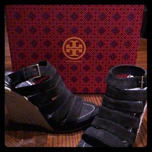 Tory Burch Grove Open Toe wedge